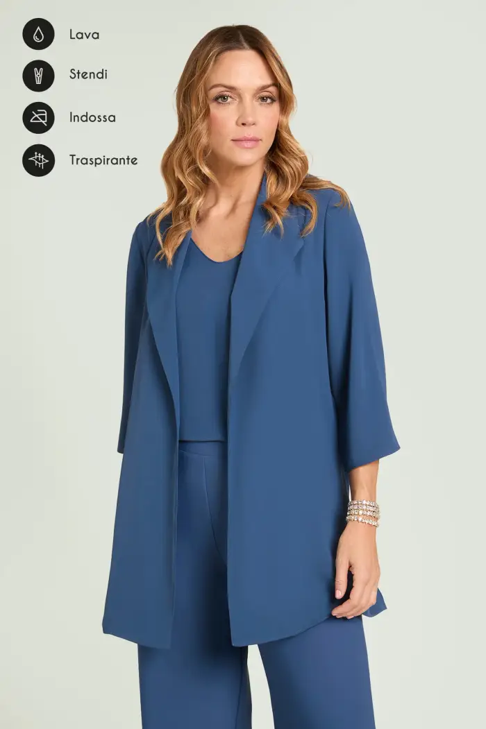 Luisa Viola SPOLVERINO IN TESSUTO FLUIDO SILKY TOUCH Donna