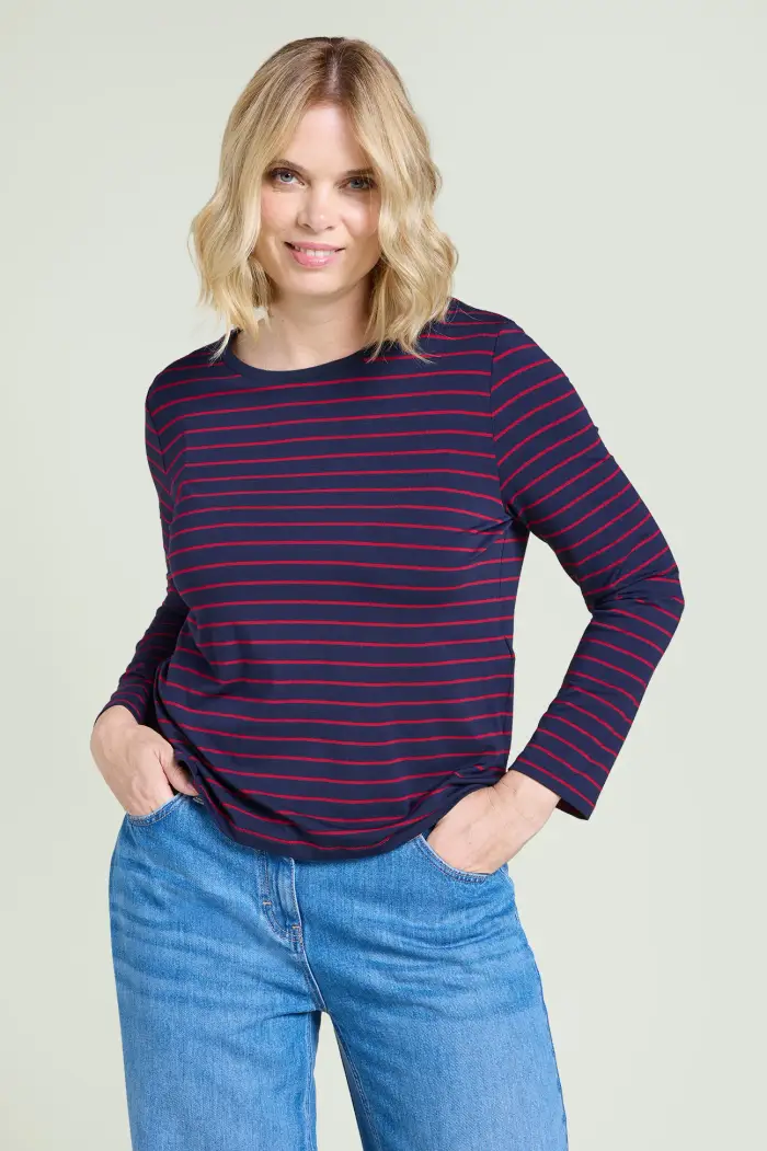 Luisa Viola T-SHIRT RIGATA Donna