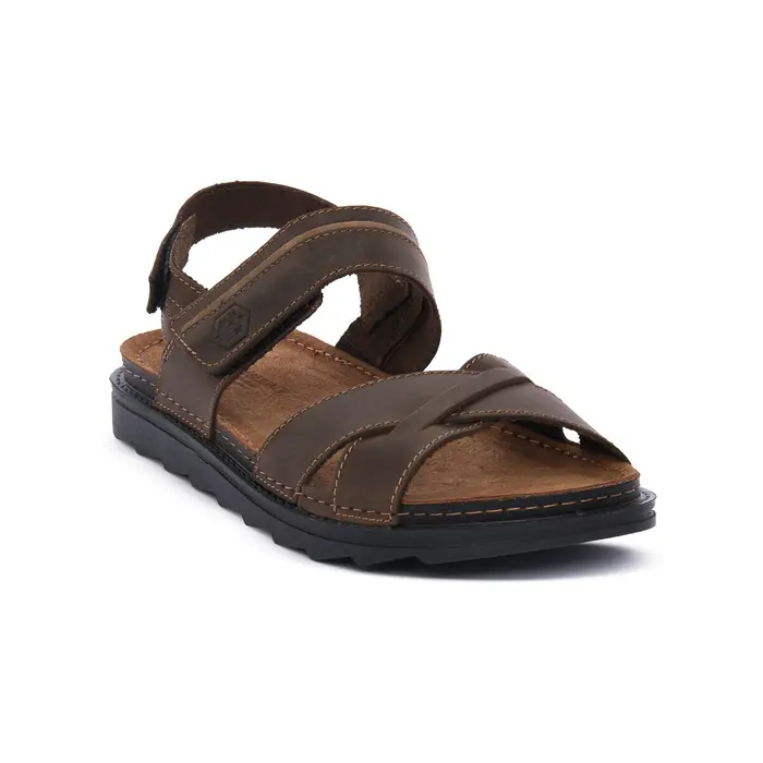 Lumberjack Sandali bassi 023 DARK BROWN ASHER Marrone
