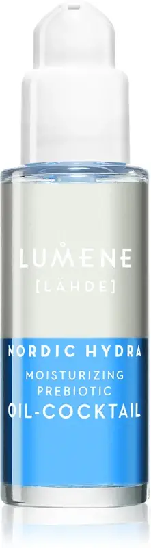 Lumene Nordic Hydra [LÄHDE] Prebiotic Oil-Cocktail siero bifasico per pelli disidratate e secche 30 ml