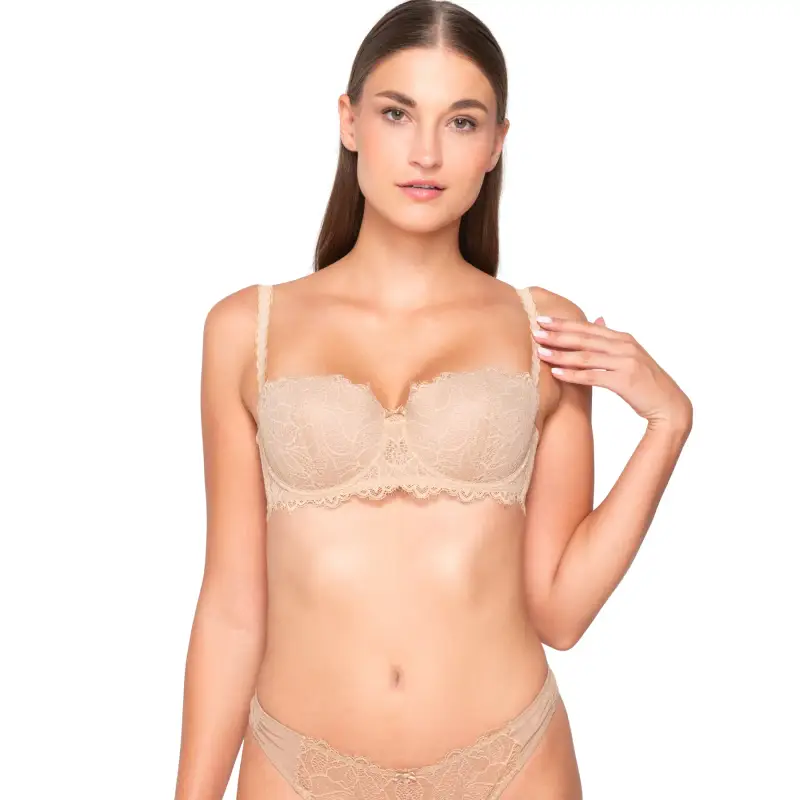 Luna Reggiseno a balconcino da donna Orchidea