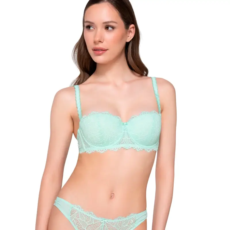 Luna Reggiseno a balconcino da donna Orchidea
