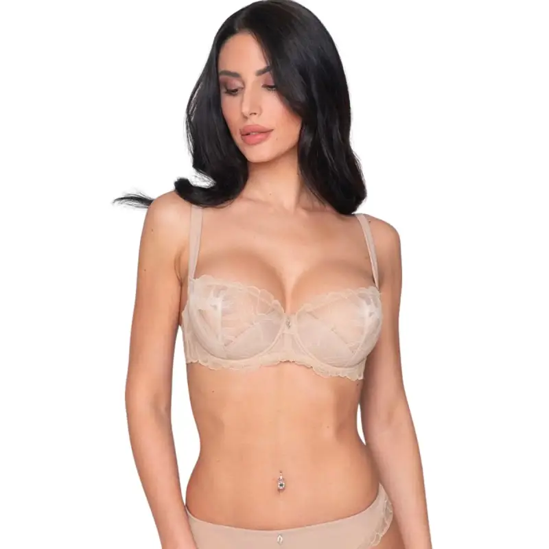 Luna Soutien-gorge balconette a mezzaluna donna Melody