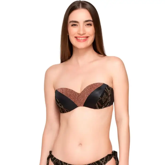 Luna Top costume da bagno donna Manhattan Noir