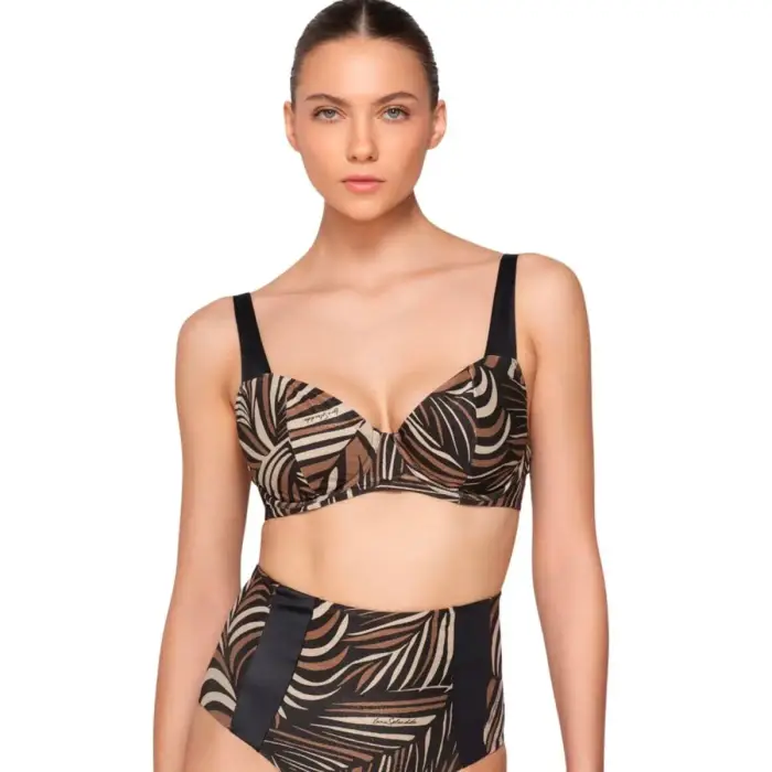 Luna Top costume da bagno donna Martini Marron