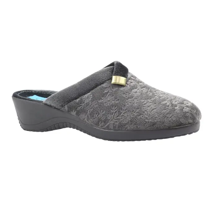 Pantofole Lunar da donna Amaretto Mule 5 UK Grigio