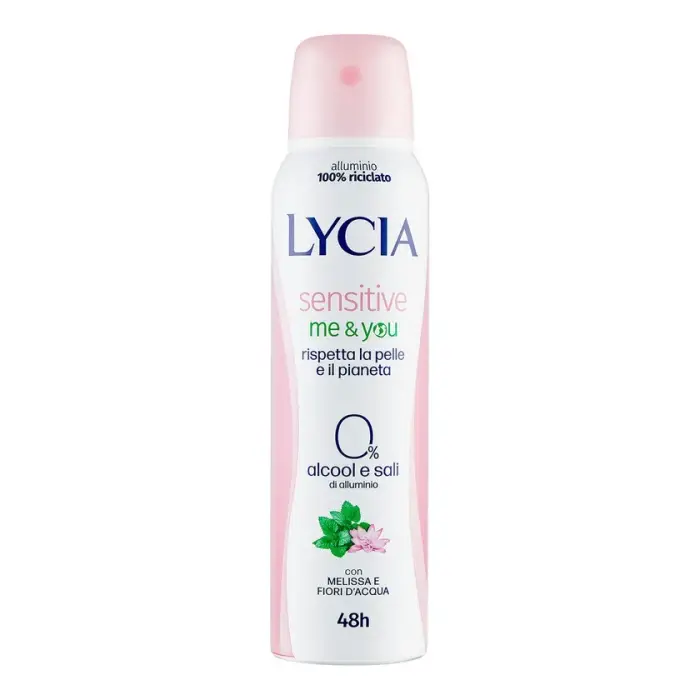 Lycia Sensitive Me & You Deodorante Con Melissa E Fiori D Acqua 150 ml - Deodorante spray