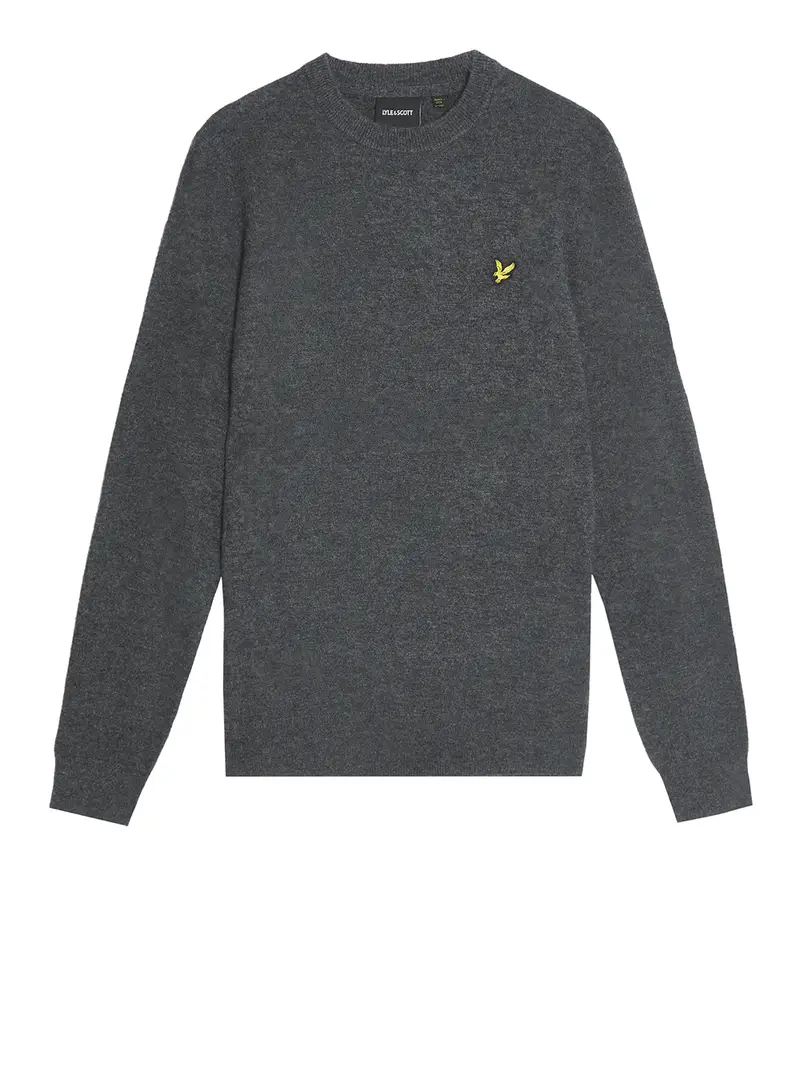 lyle-and-scott maglione lyle & scott da uomo - grigio