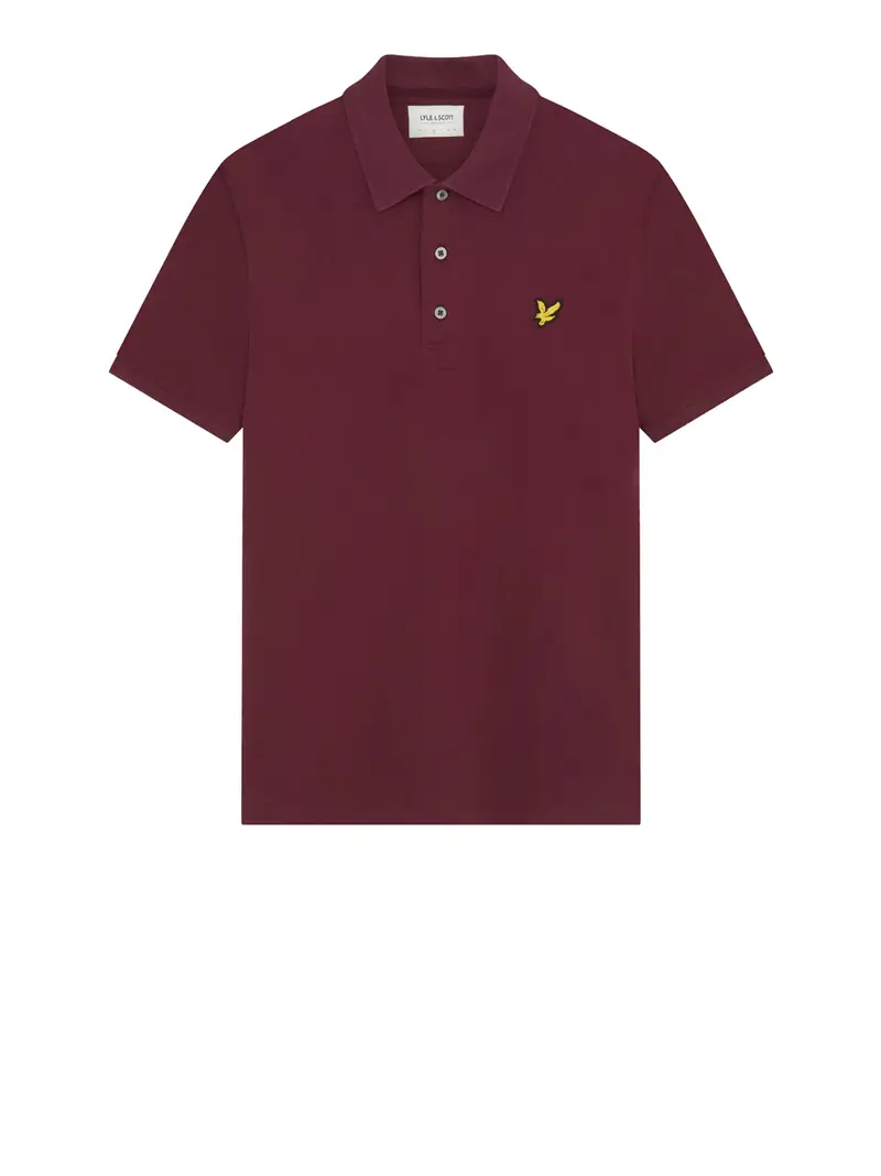 Lyle & Scott Polo Uomo Bordeaux 2491988