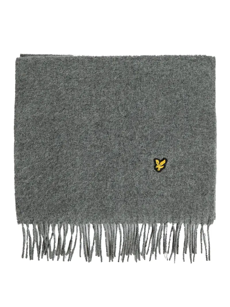 lyle-and-scott sciarpa lyle & scott da uomo - grigio