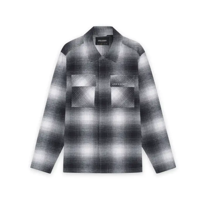 Camicia a quadri sfumati Lyle & Scott Bleu