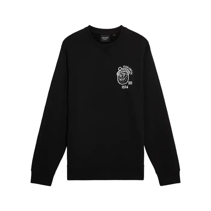 Lyle & Scott Felpa Highlander Graphic Noir