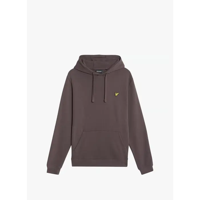 Lyle & Scott Felpe con cappuccio ML1139V BRUSHED BACK HOODIE-X863 ESPRESSO Marrone