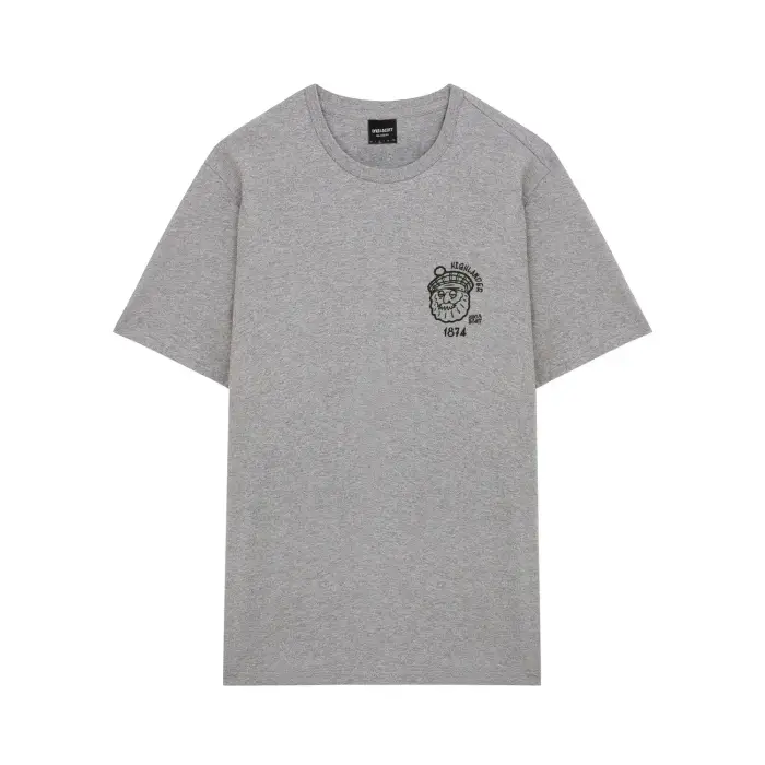 Lyle & Scott T-shirt Highlander Graphic Gris