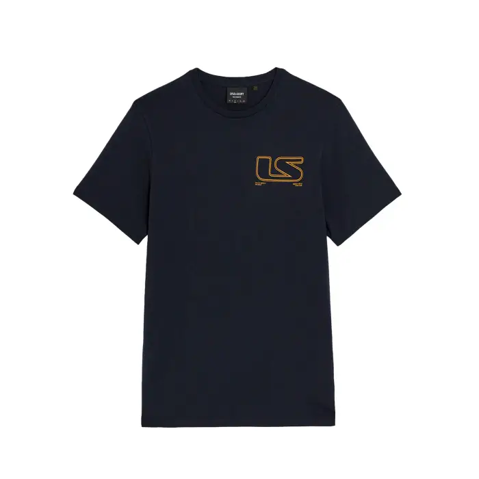 T-shirt Lyle & Scott Polaroid Bleu