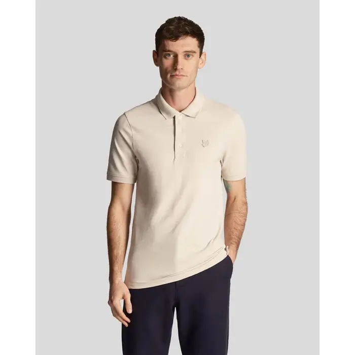 Lyle & Scott T-shirt & Polo SP400TON POLO SHIRT-W870 COVE Beige