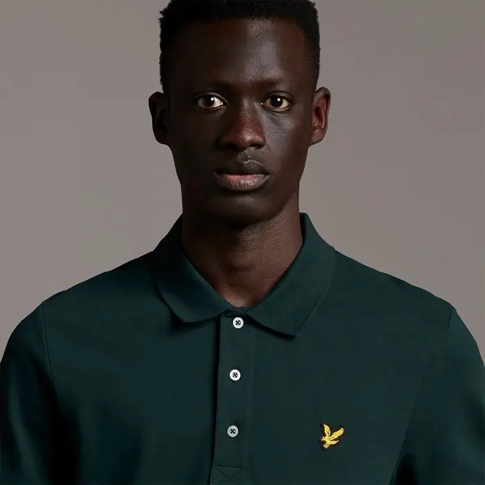 T-shirt & Polo Lyle & Scott SP400VOG POLO-W486 DARK GREEN Verde miniatura 3