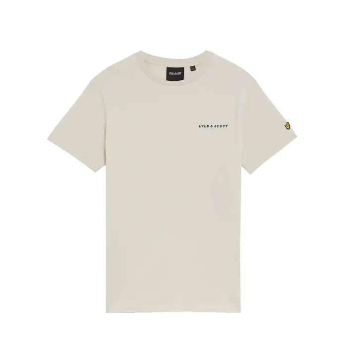 Lyle & Scott T-shirt ricamata Beige