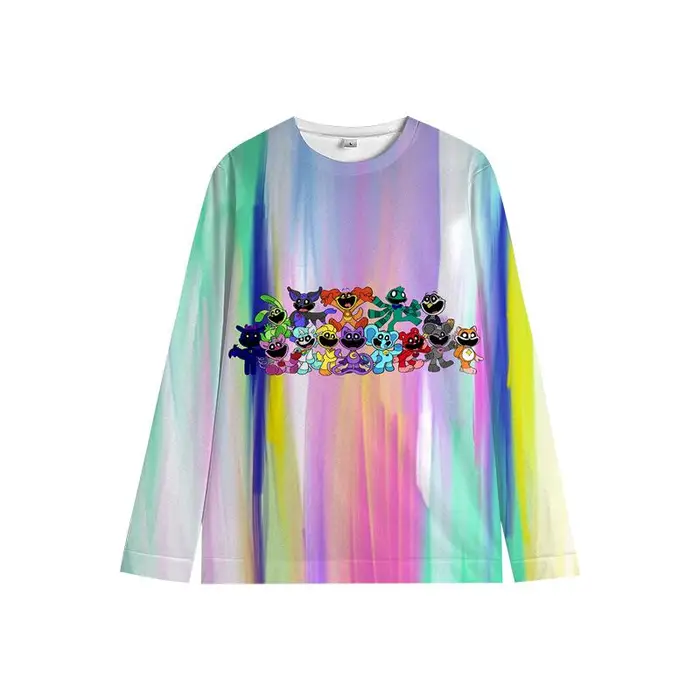 Smiling Critter Catnap Dogday Abbigliamento Felpe Sportive Casual da Ragazza Top Girocollo Felpe Bambino Pullover Semplici e Carini 150 marrone