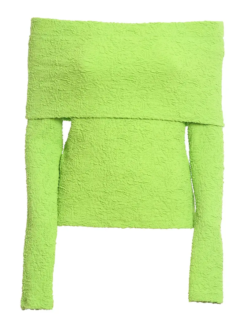 M.S.G.M Blusa goffrata Verde