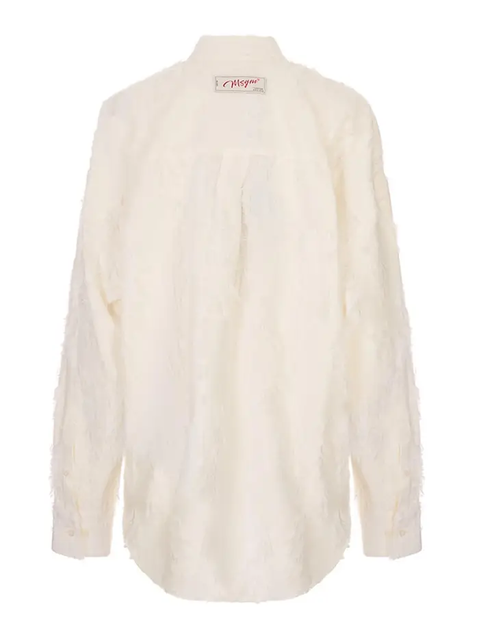 M S G M Camicia Bianco