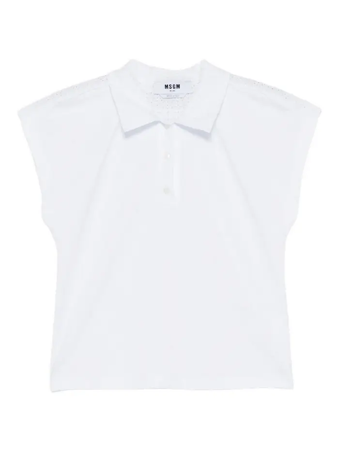 M S G M T-shirt Bianco