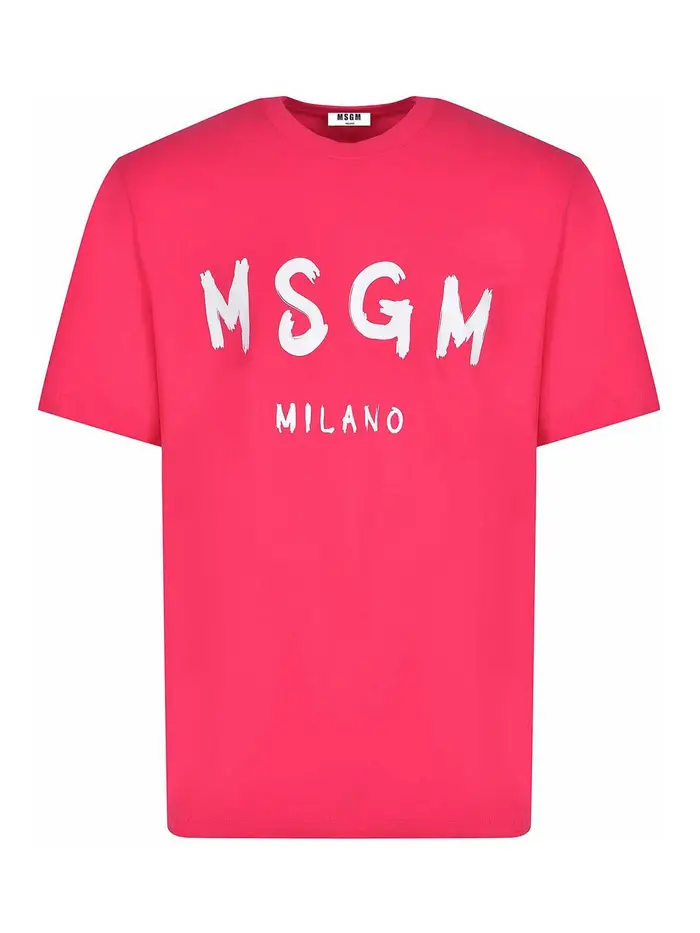 M S G M T-shirt Realizzata In Cotone Multicolore