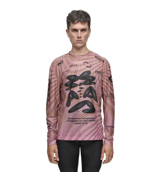 Maap Spectrum Air Mesh LS - maglia ciclismo maniche lunge - unisex Light Pink