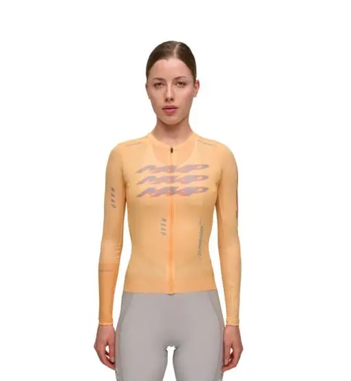 Maap Women Pulse Pro Air LS 3 0 - maglia ciclismo manica lunga - donna Orange
