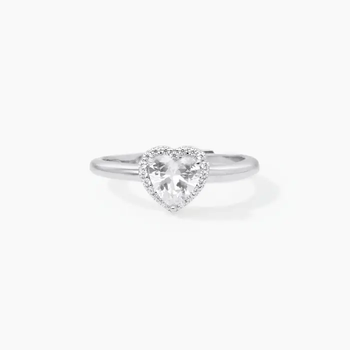 MABINA Anello In Argento 925 Con Zirconi