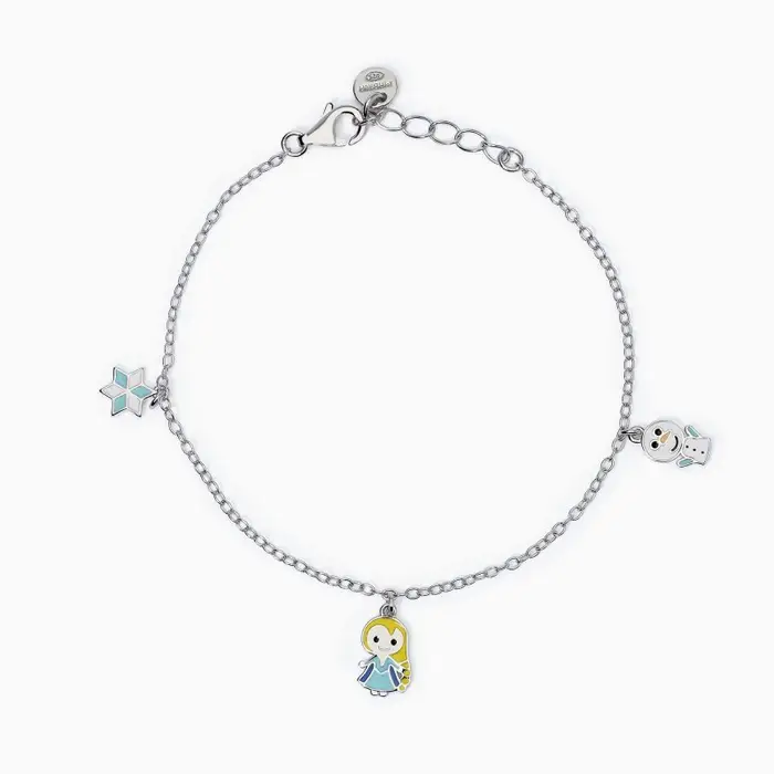 MABINA Bracciale Da Bambina Con Ciondoli Neve Fantasy