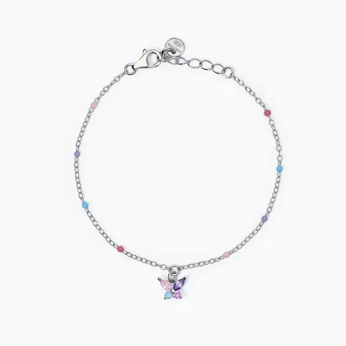 MABINA Bracciale In Argento 925 Con Tormalina Sintetica