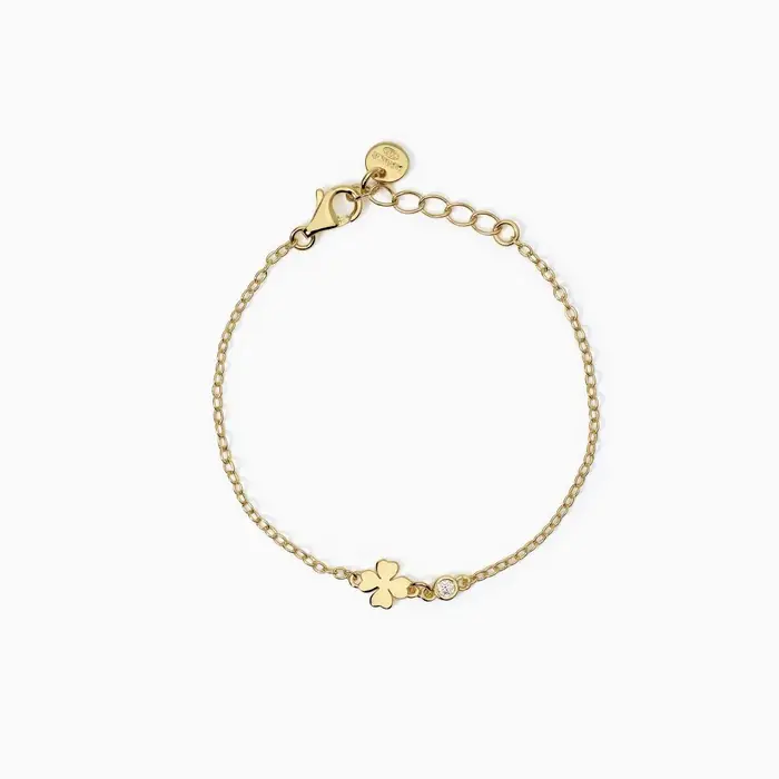 MABINA Bracciale Per Bambini Con Quadrifoglio