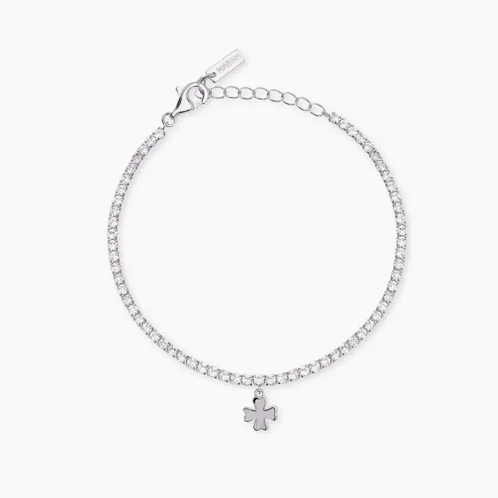 MABINA Bracciale Tennis In Argento 925 Zirconi