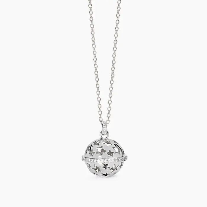 MABINA Collana In Argento 925 Con Circoniti