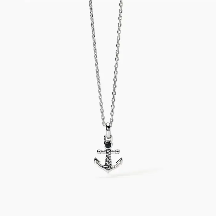 MABINA Collana In Argento 925 Con Zirconi