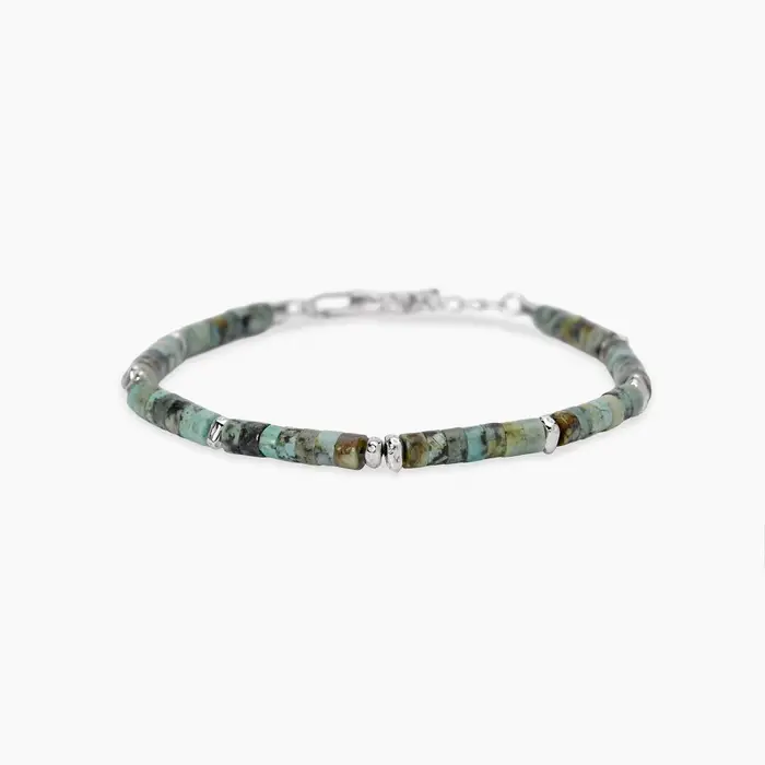 Mabina Gioielli Bracciale Da Uomo In Argento E Lapis Blu Beach Party