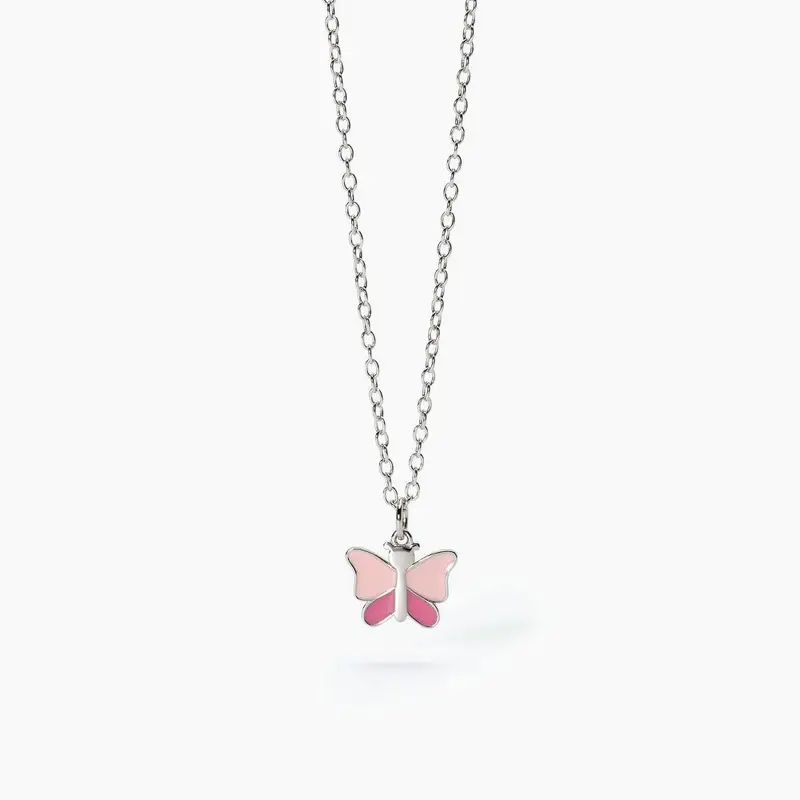 Mabina Gioielli Girocollo In Argento Con Farfalla Butterfly