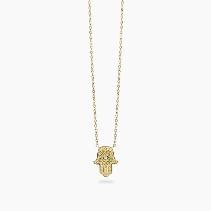 Mabina Gioielli Girocollo In Argento Con Mano Di Fatima Positive Energy