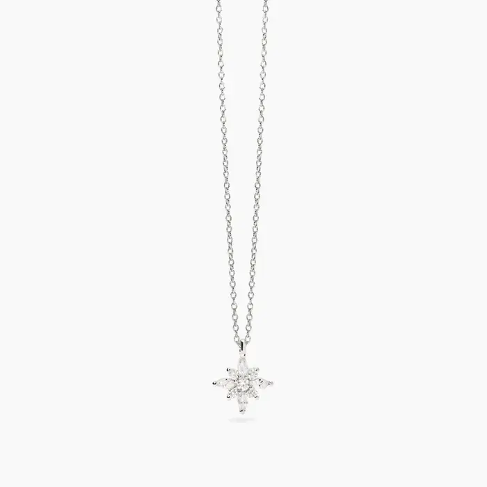 MABINA Girocollo In Argento 925 Zirconi