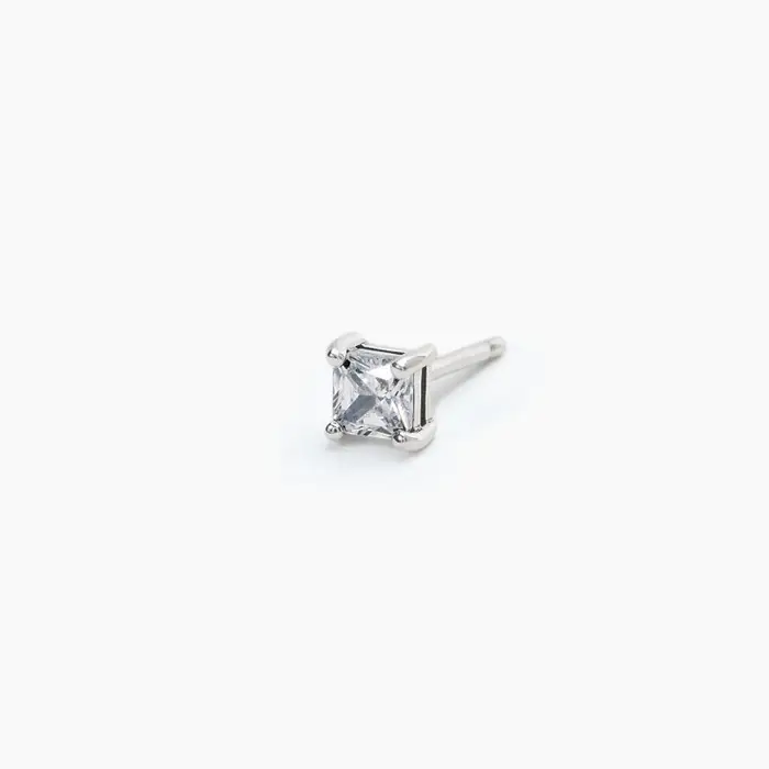 MABINA Orecchino Punto Di Vista - Argento Con Zircone