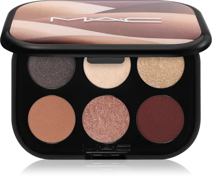 Mac cosmetics Connect In Colour Palette 6 sfumature di ombretti colore Nude Board 6 25 g