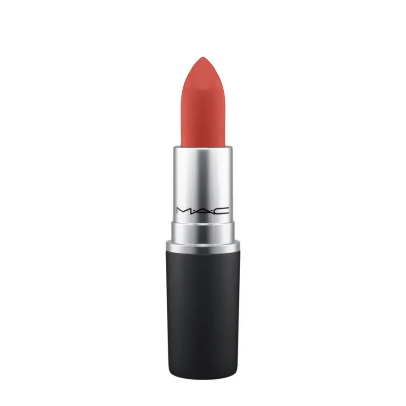 MAC Rossetti Powder Kiss Lipstick Devoted To Chili - Rossetti