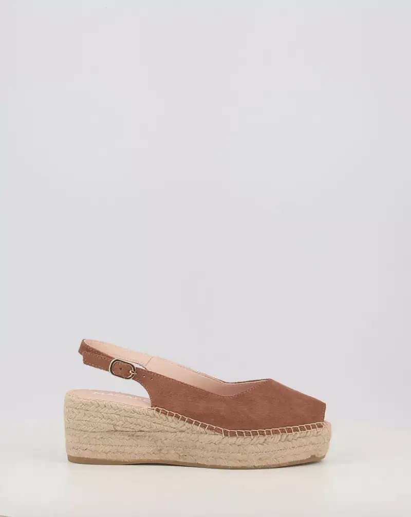 Macarena Espadrillas JAVA100 Marrone Misurare - 38, Colore - Marrone