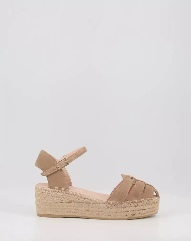 Macarena Espadrillas JAVA43 Arena Misurare - 38, Colore - Talpa