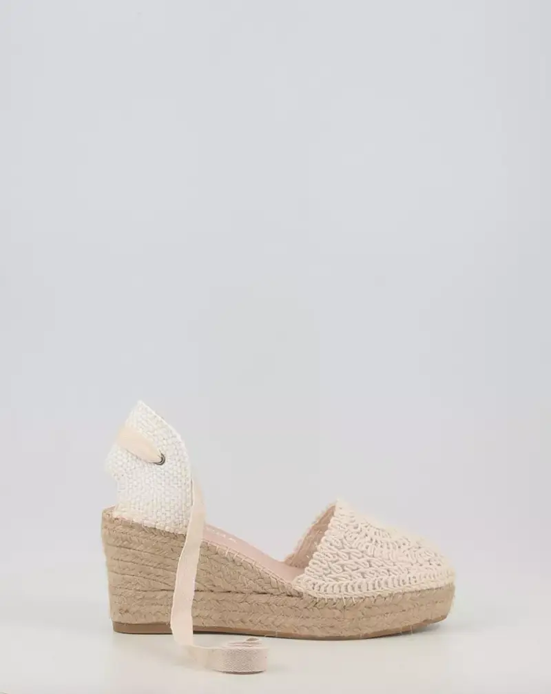 Macarena Espadrillas YUNE33 Crema Misurare - 40, Colore - Crema