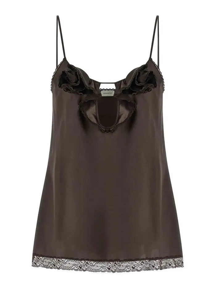 Magda Butrym 01 Top Marrone