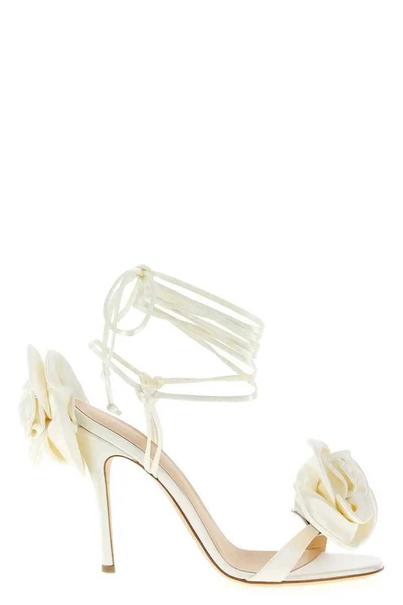 MAGDA BUTRYM Sandali 'Re23 Flower ' Bianco