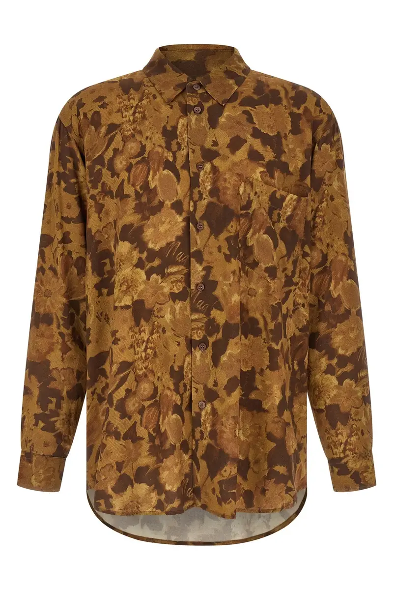 MAGLIANO Camicia Dried Flower Marrone