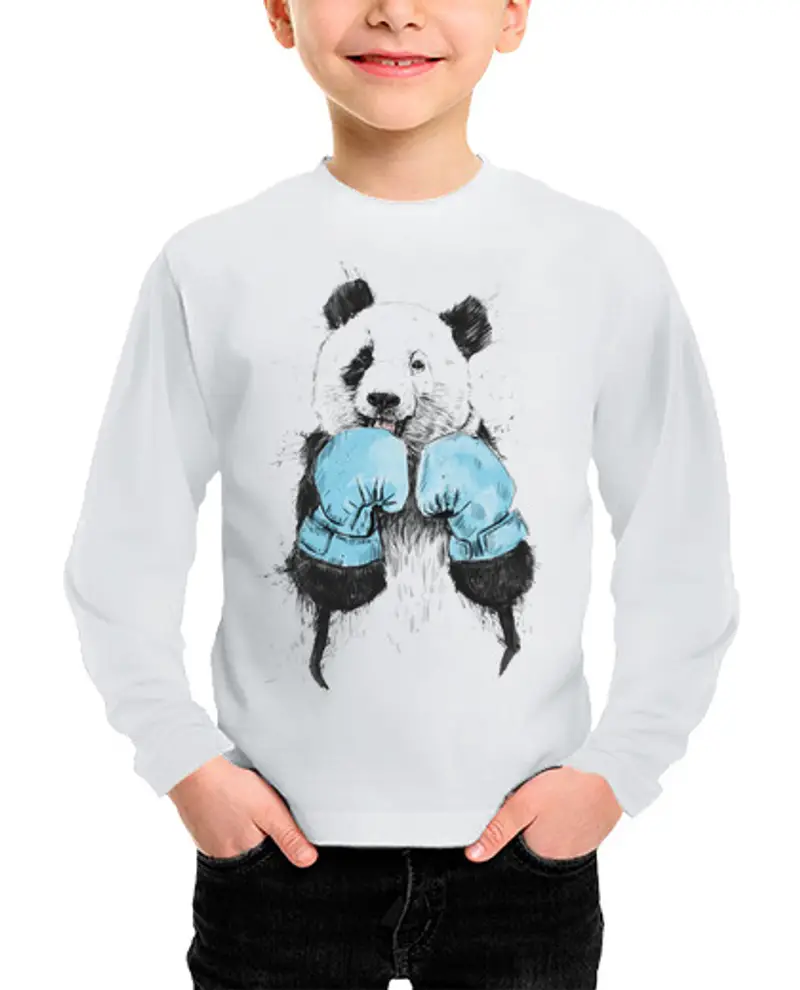 tostadora.it Maglietta bambino manica lunga il vincitore